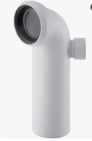 Geberit connection bend 90°: d=110mm, white alpine 152.610.11.1