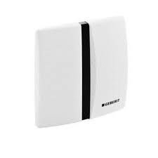 Geberit 240.560.11.1 Geberit cover plate, square, made of die-cast zinc white alpine