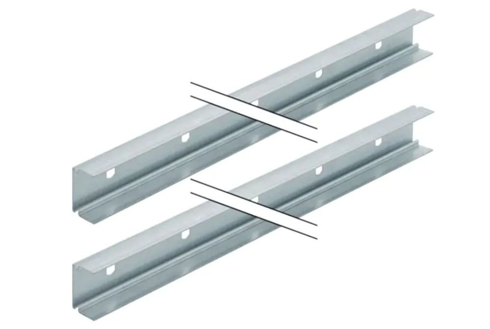 Geberit Duofix System Rail 3m - Set of 2 - Chrome - 111.979.00.1