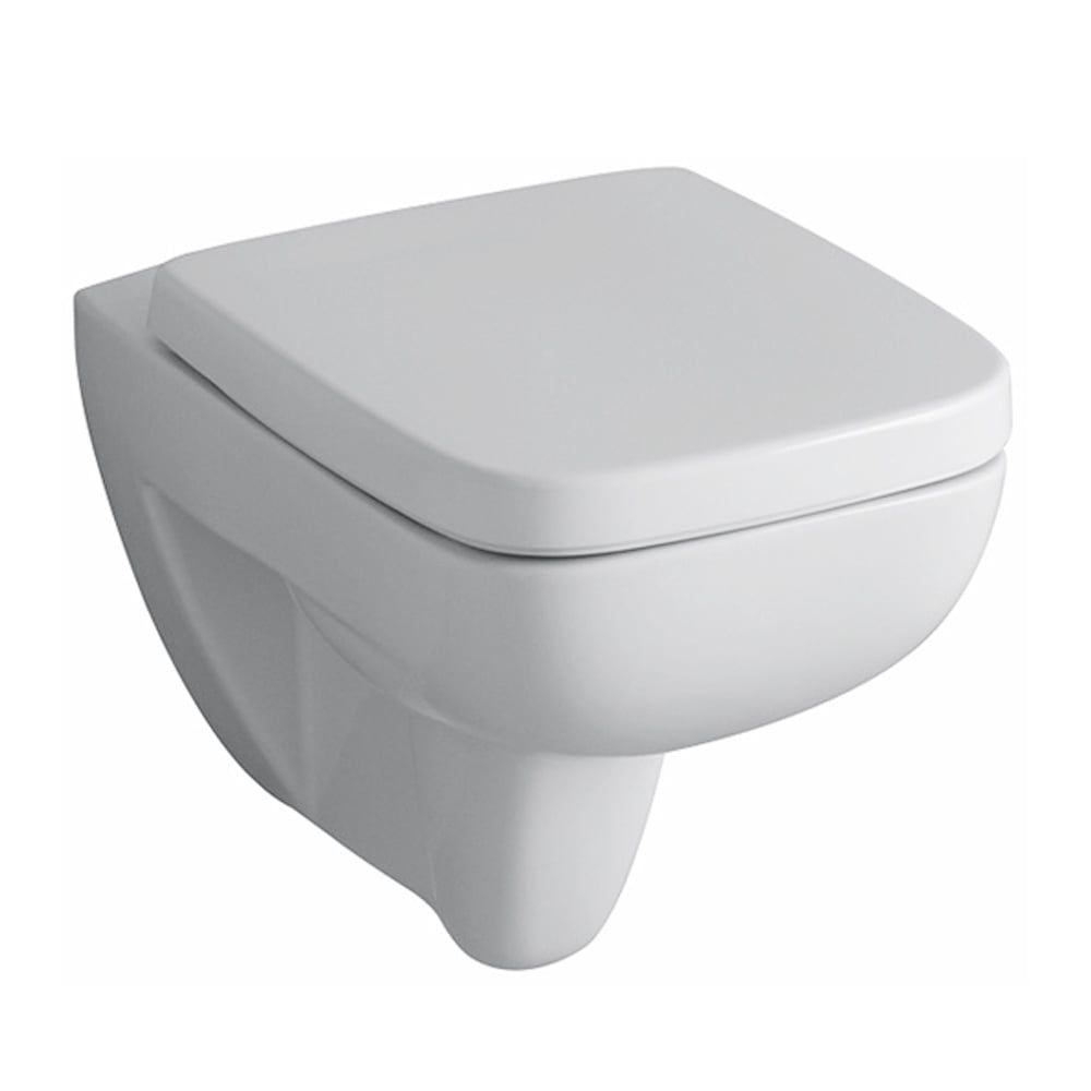Geberit Renova Plan toilet seat with soft-close & removable white 500832001