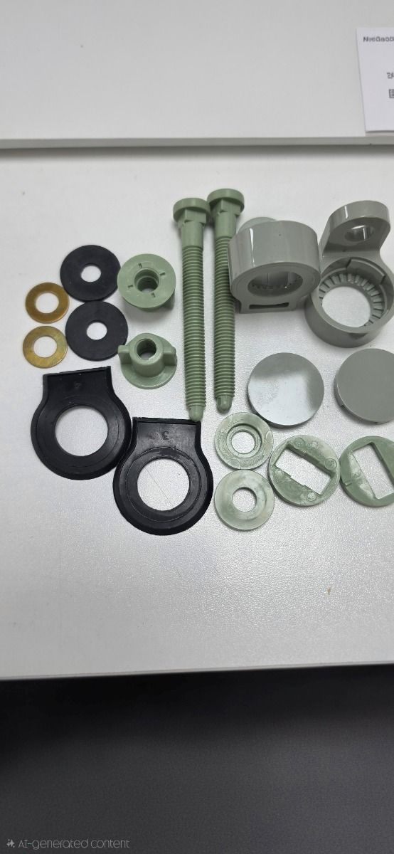 Twyford Plastic Hinges Green