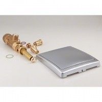 The GROHE Flush valve for WC 42901000 is designed to provide efficient and reliable flushing performance for toilets. It features a modern design that complements a variety of bathroom styles. This flush valve is engineered to ensure optimal water flow an