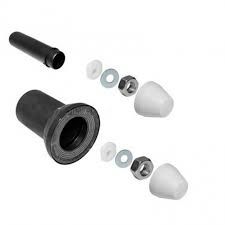 Grohe WC inlet and outlet set black 37311K00 / 4005176160851