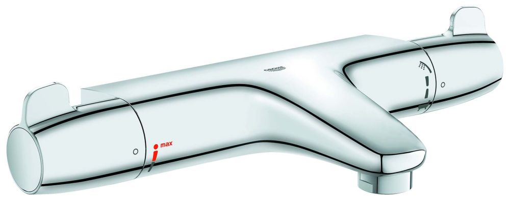 Grohe Grohtherm Special bath thermostat 34671000 chrome, wall mounting, DN 15