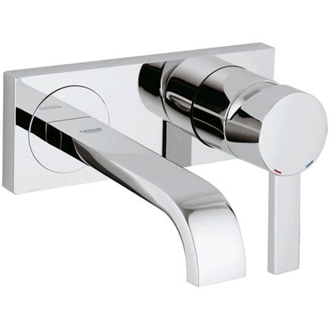 Grohe Allure 2 hole basin mixer 19309000 2 hole wall mixer, projection 170mm chrome, Grohe Allure Wall-Mounted Concealed Basin Mixer (Surface Mounted Group)