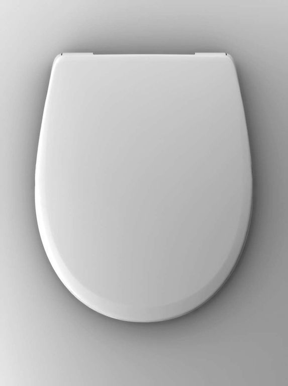 Haro WC seat Corfu 520133 white stainless steel hinges, softclose C0202Y HINGES