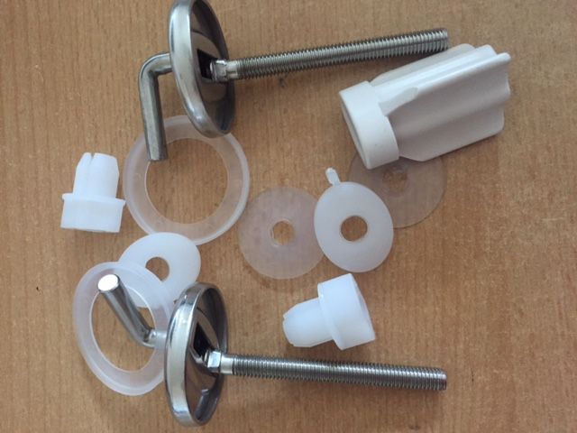 Haro Toilet seat Hinges Toilet Seat Fixings Stainless Steel