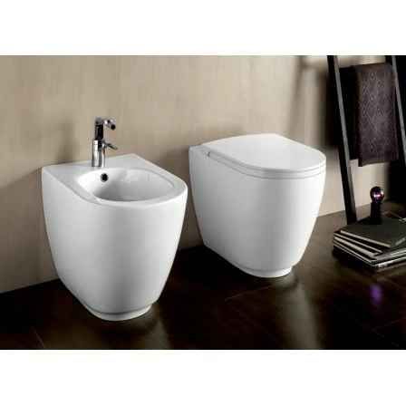 HATRIA FUSION TOILET SEAT AND COVER SLOW CLOSE Y1V101 WHITE  8016250030195