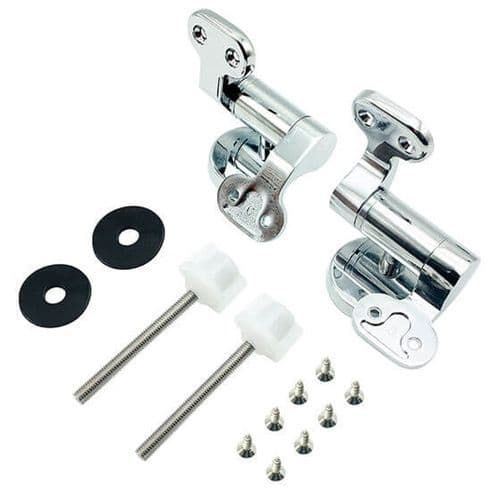 Heritage Solid Wood Toilet Seat Hinge Set Top Fixing Hg-WL8045W