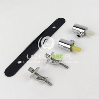 HINGES FOR TOILET SEAT SLOW-RELEASE WHEEL STYLE 99102