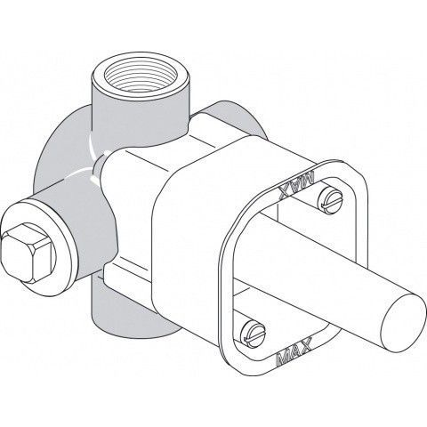 The Ideal Standard Concealed Kit 1 A2754NU features an automatic 3/2 way diverter designed to seamlessly switch water flow between different outlets. 