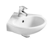 Ideal Standard Studio 450mm Two Tap Holes Corner Basin White E116001