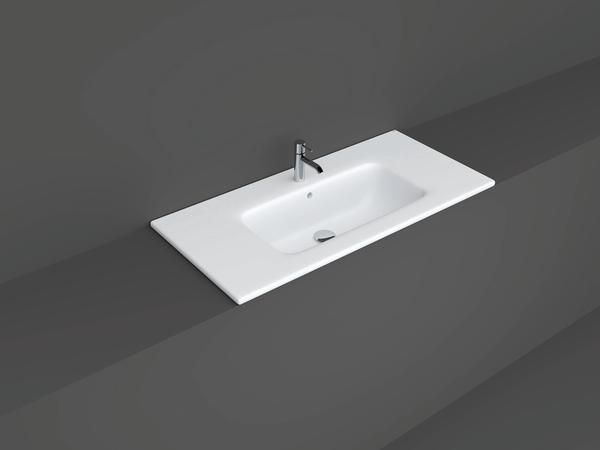 RAK Joy Drop-In Washbsn 101X46Cm (1 Tap Hole) JOYDI10101WH Bathroomsuites
