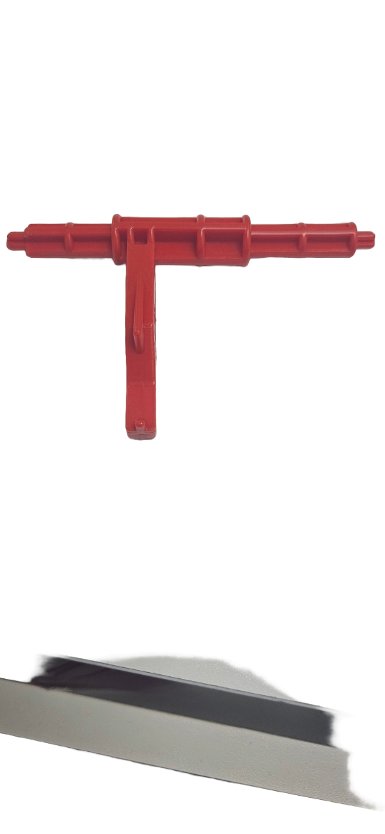 Kale Versus Concealed Cistern Red Lever Handle 