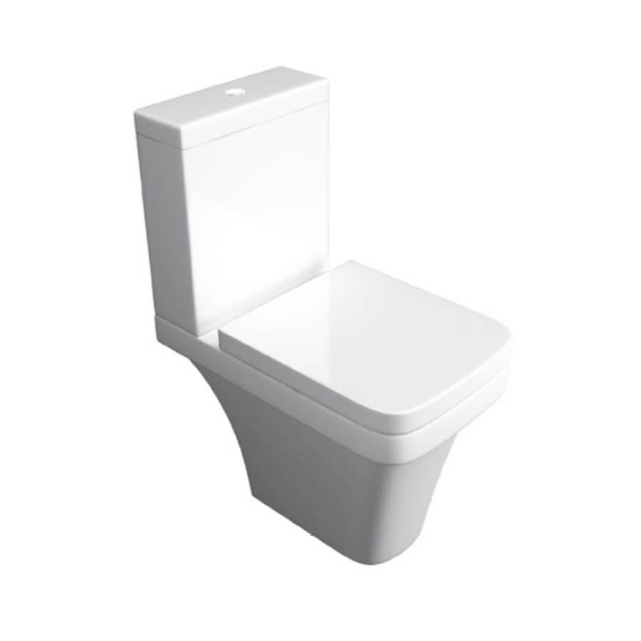 Kartell K-VIT Project Square Soft Close Toilet & Cover Gloss White POT866PR