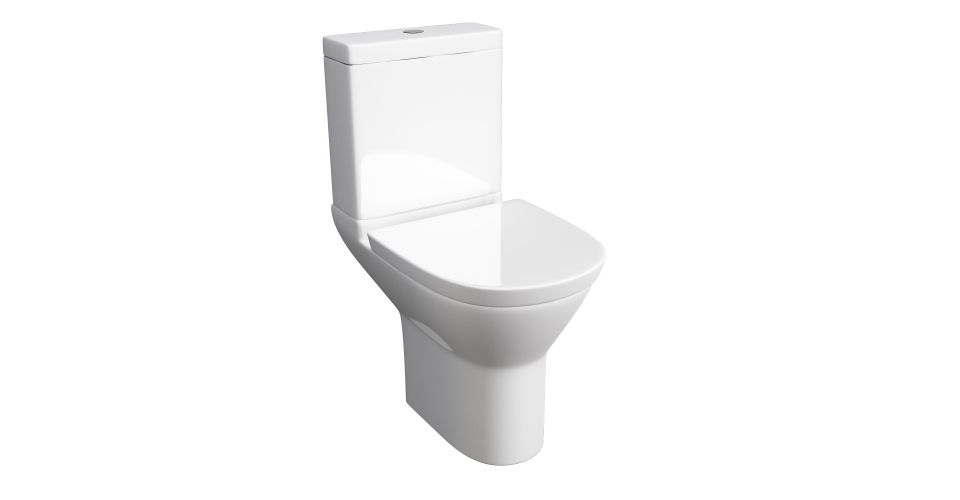 Kartell Project Round Soft Close Seat White POT870PR  5055681418533