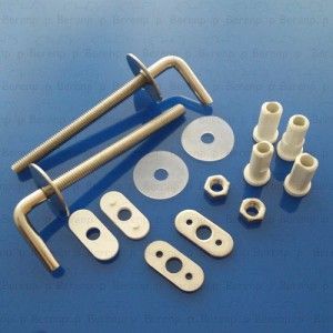 Keramag Plus 4 - Xeno 598133000 set of 2 hinges for toilet seat chrome