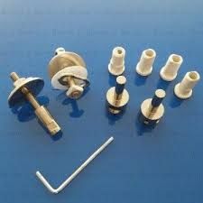 Keramag Joly - Virto - Vitelle - Vivano 598154000 set of 2 hinges for toilet seat chrome