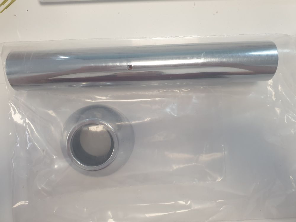 Kerasan supply pipe 755250 in chrome 