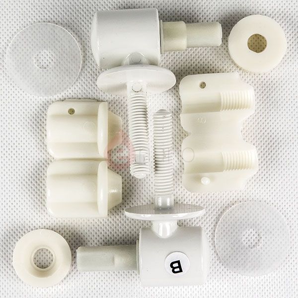 Toilet seat hinges for slow-wheel RECORD