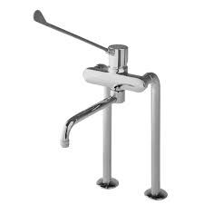 KWC Gastro K.24.62.44.000B87 Gastro sink tap with long lever - short spout - two-hole