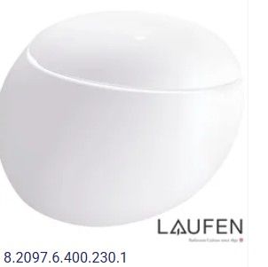 Laufen Alessi One Wall Hung WC Gray 8.2097.6.797.230.1
