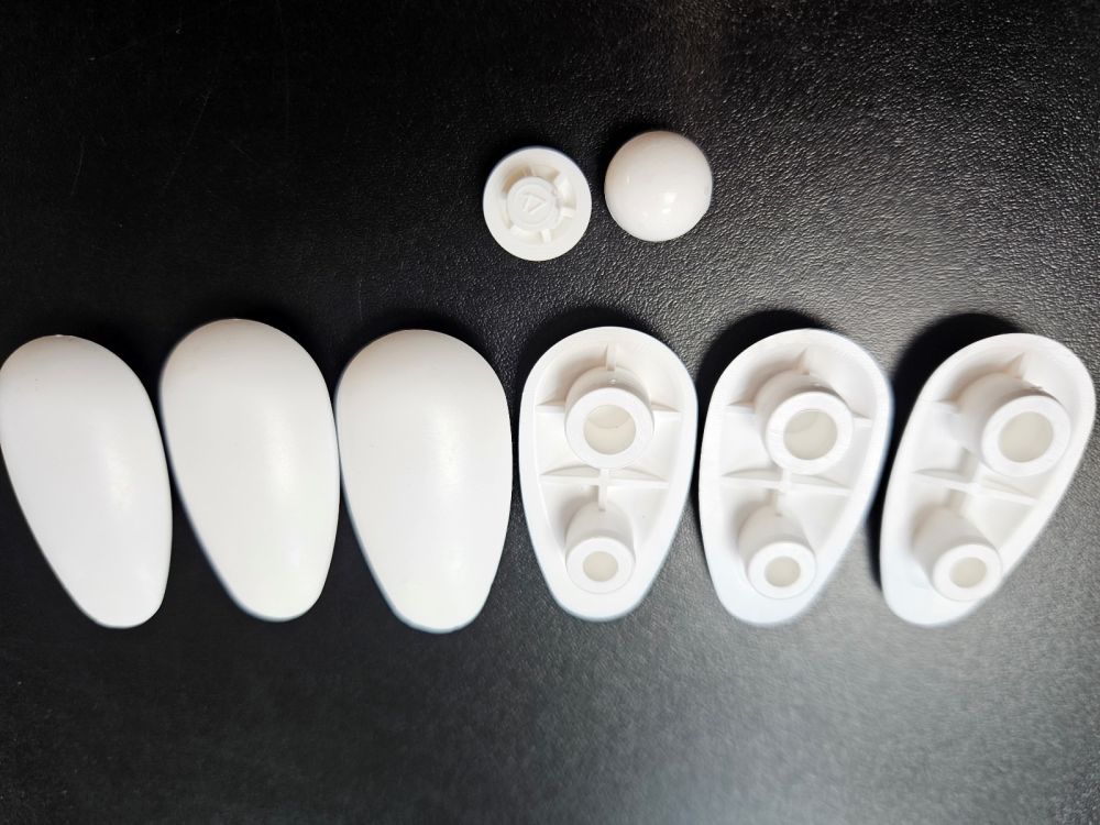 Laufen  H8929720000001 My Life Alessi One toilet seat buffer pads 8.9297.2