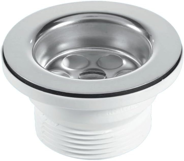 McAlpine BSW10PR 70mm Flange Centre Pin Sink Waste - White