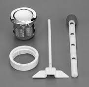 Missel inspection panel upper part  for Missel compact toilet cistern 287-2830 Finish: satin chrome full kit