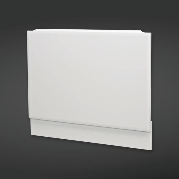 RAK 800X585Mm High Gloss White End Bath Panel MNHTEP800 Bathroomsuites