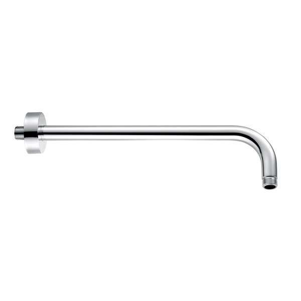 ROUND SHOWER ARM 300MM CHROME BRASS
