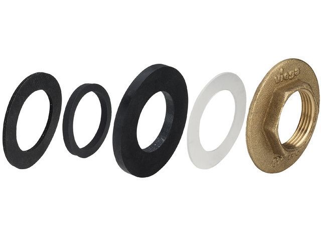 104 887 Viega Mounting set for wall lead-in G-thread Model 1526.414-897