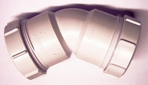 McAlpine MZ20 2in M/FitxM/Fit 135degBend (150)