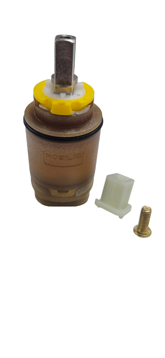 Nobili RCR280/D Cartridge And Headworks
Diameter mm.28 Total height mm.67
Rectangular metal handle pin with round side and upper screwing