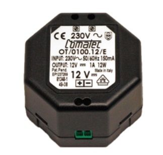 ORAS ELECTRA TRANSFORMER 230/12 VDC 1A, 199275