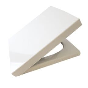 Plastic Square Toilet seat 360mm x 445mm 069270