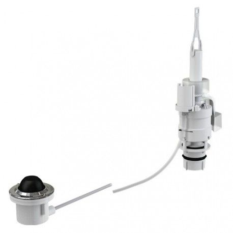 Pneumatic remote flush button for toilet bowl Alcaplast MPO12 foot control