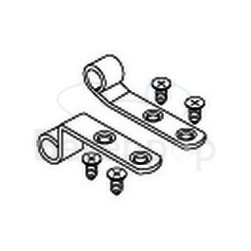 Pressalit A9137 mounting with screws, stainless steel Straps