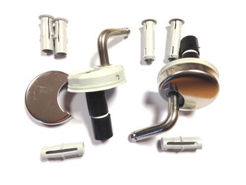 Pressalit Scandinavia 75 Toilet Seat Top Mounted Hinge Set - D43P999