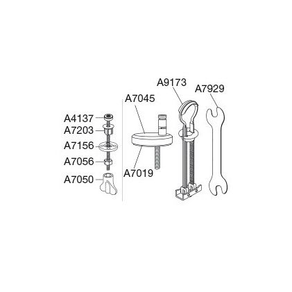 Pressalit Delight 492 hinge D69