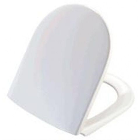 Pressalit Objecta D Toilet Seat and Cover with Stainless Steel Hinges 172011-BQ6999