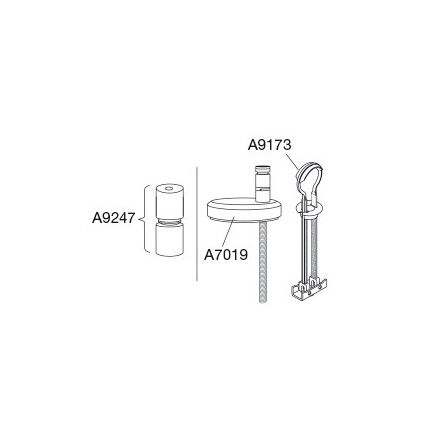 Pressalit Universal hinge kit DE9999