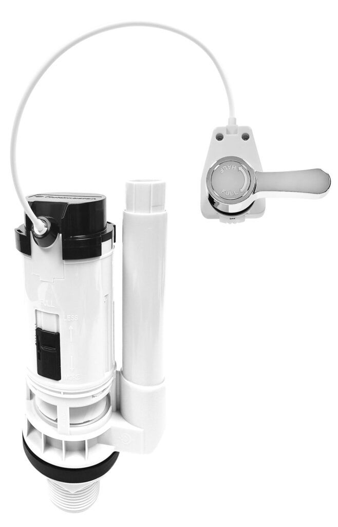 Fluidmaster 171190 Chrome Lever Valve PRO750UK - High Performance Flush Mechanism