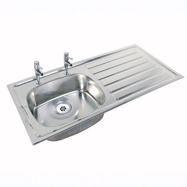 Twyford.PS8601SS.Inset.Sgl.Sink.RH.Drainer.2TH.SS..