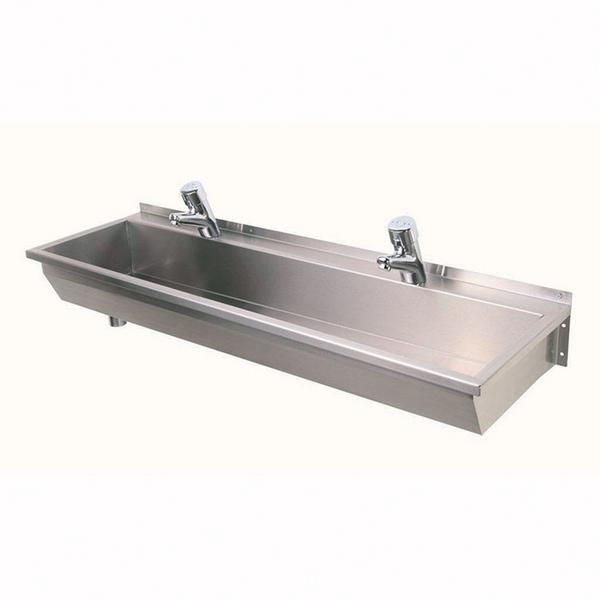 Twyford.PS9311SS.1200mm.Wash.Trough.2TH.LH.Outlet...