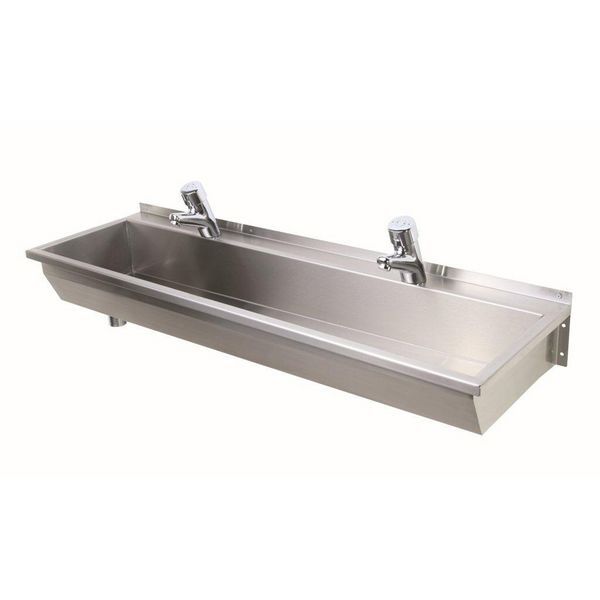 Twyford.PS9318SS.1800mm.Wash.Trough.RH.Outlet.3TH...