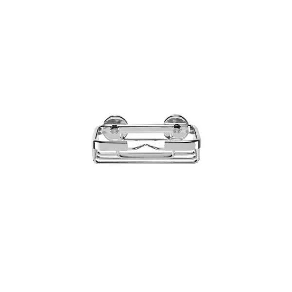 Croydex QM390841 Wire 2-Tier Corner Basket S/S