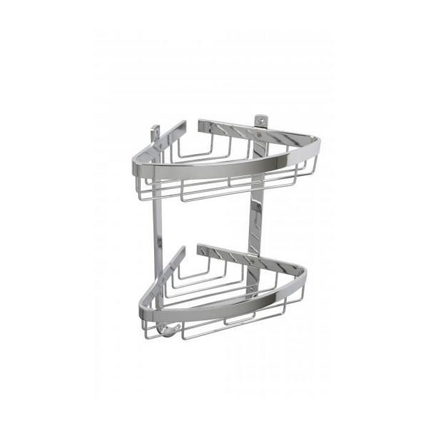 Croydex QM772841 Chunk 2 Tier Corner Basket