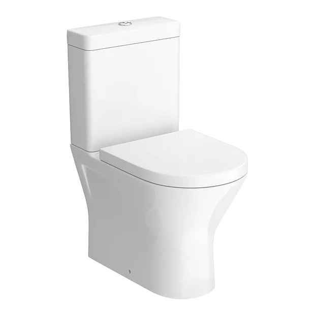 RAK Resort Mini Quick Release Sandwich Soft Close Toilet Seat - White - RAKSEAT012 MTSB001
