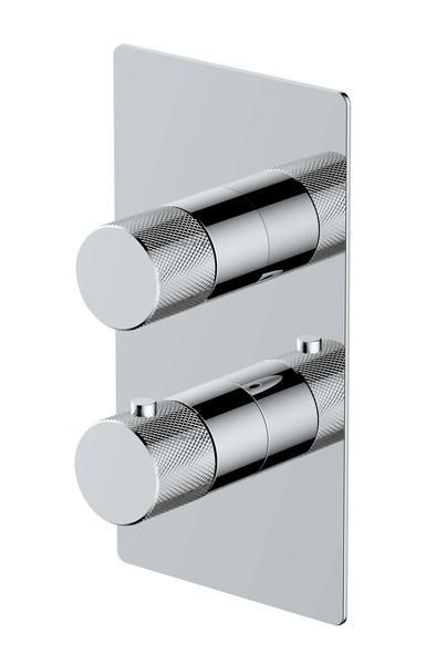RAK Amalfi Dual Outlet 2 Handle Therm Shwr Valve RAKAMA3302C Bathroomsuites